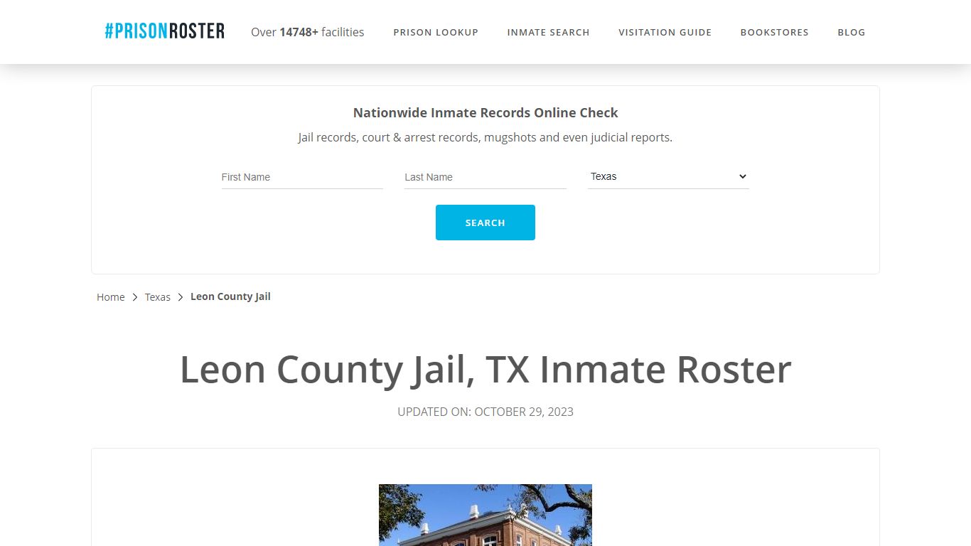 Leon County Jail, TX Inmate Roster - Prisonroster